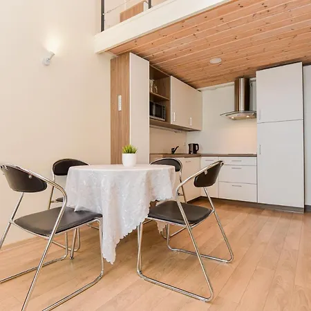 Grey Red Apartment